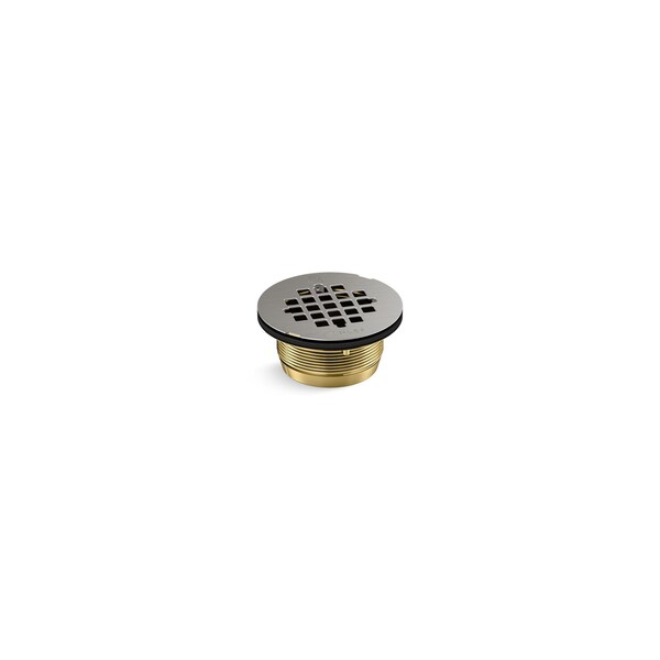 Kohler Round Brass Shower Receptor Drain 22675-BS - main
